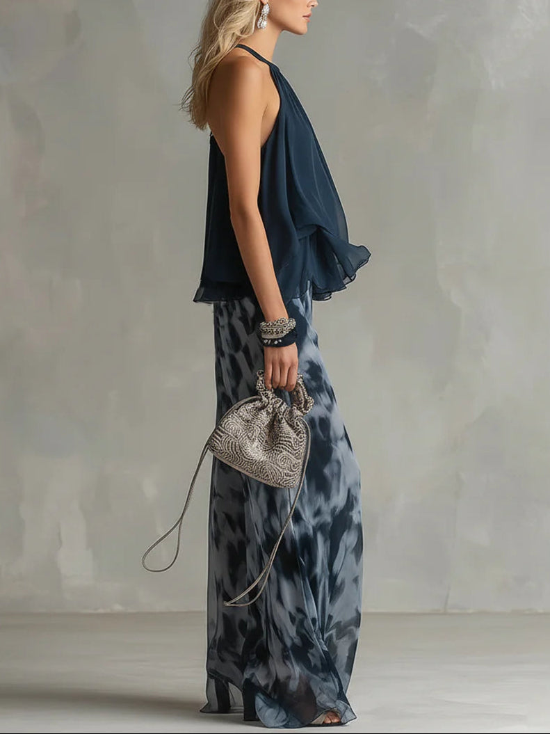 EDEN | Set with wide-leg pants