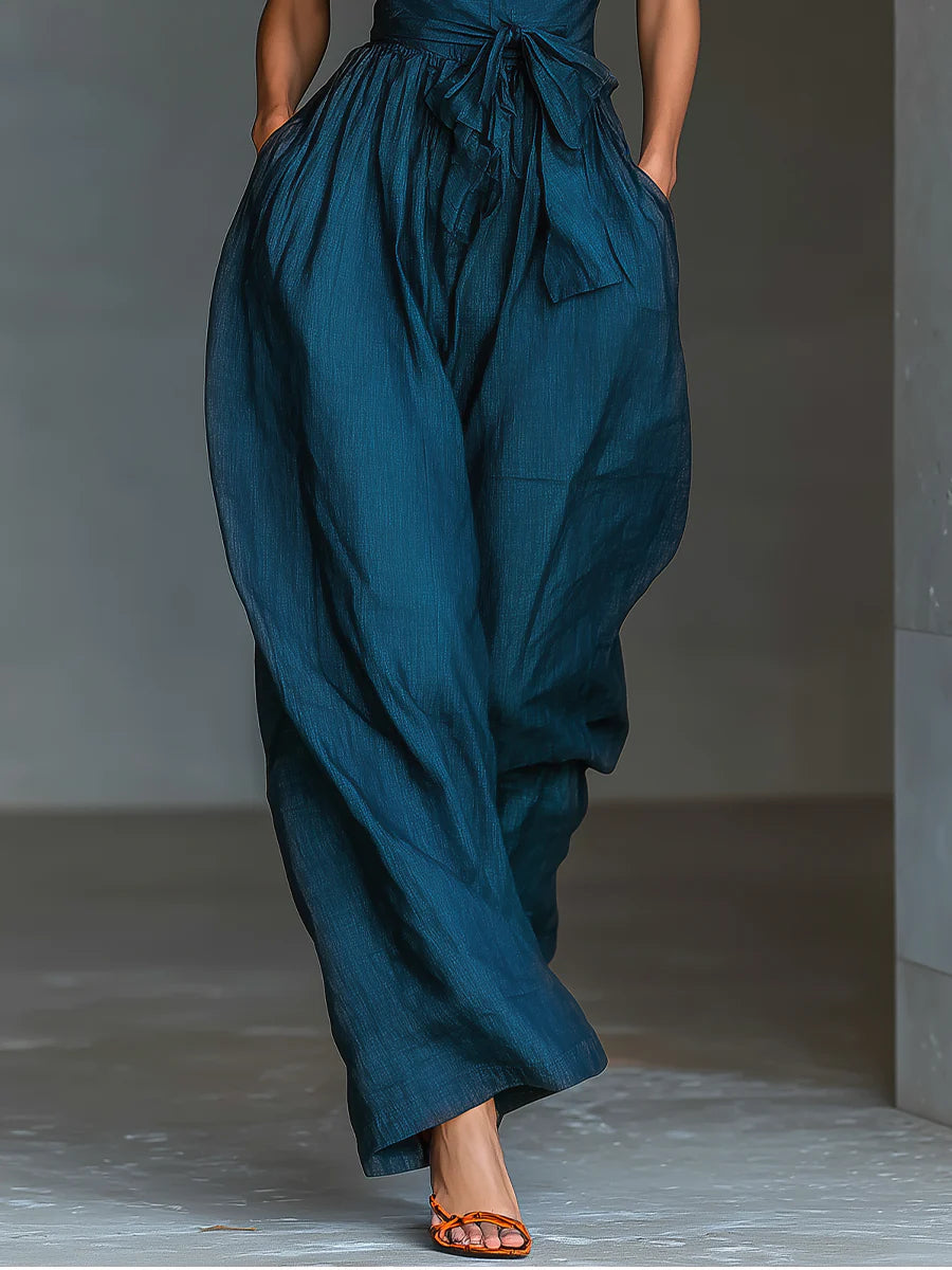 MOLLIE | Jumpsuit with wide-leg fit