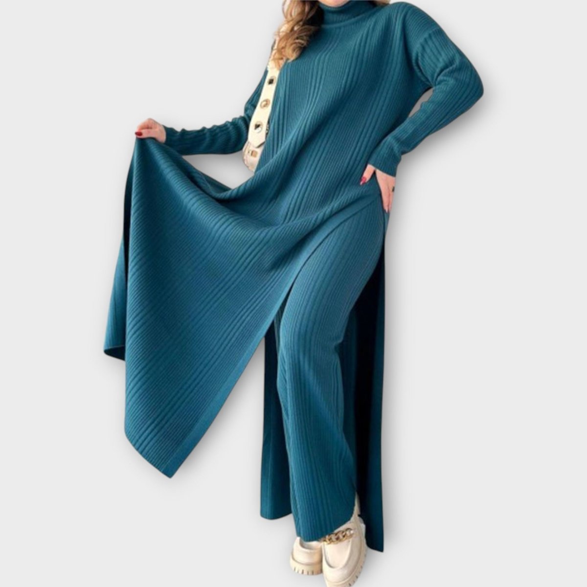 SILVIA | Rochie maxi tricotată - Liora București