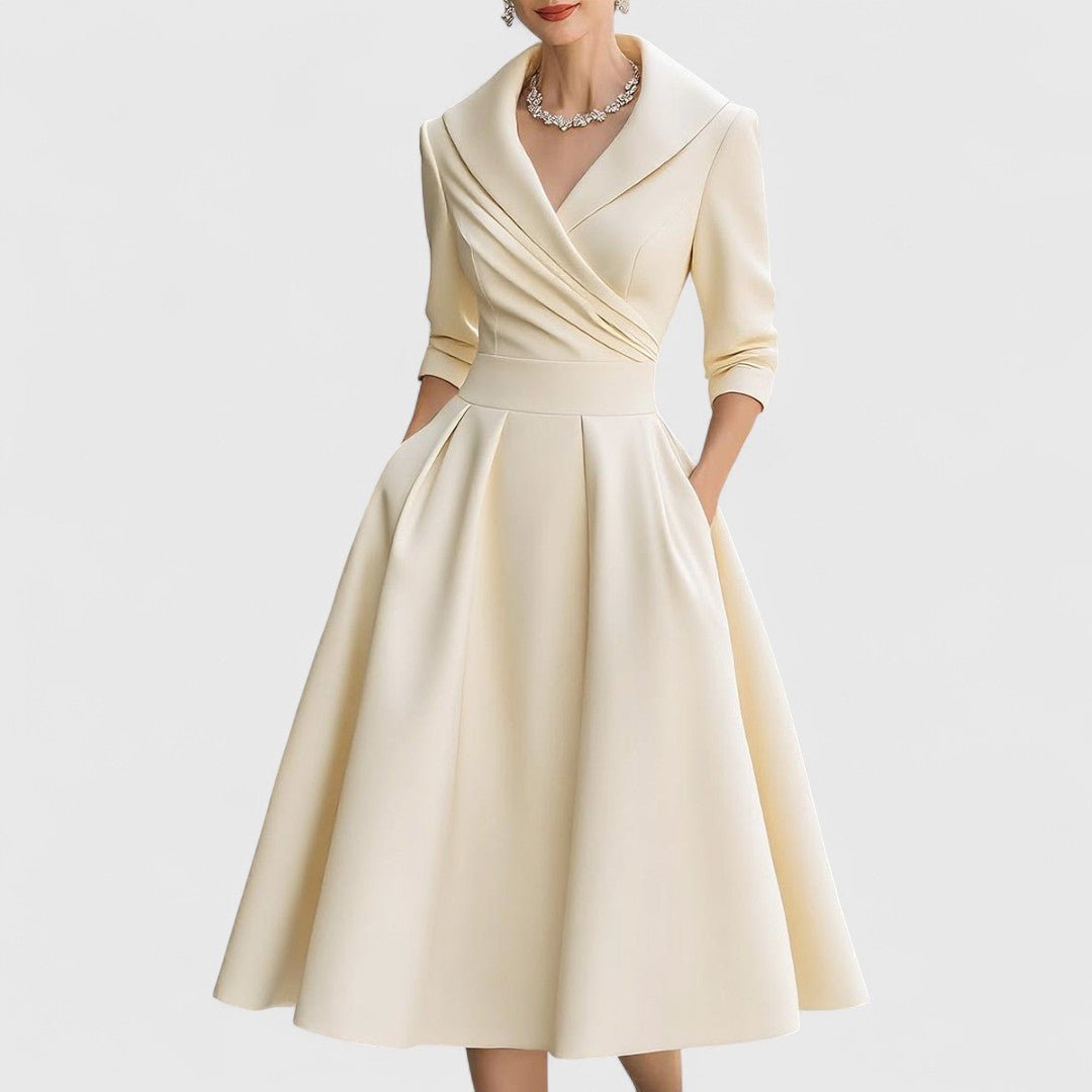 ELISABETA | Rochie midi din satin - Liora București