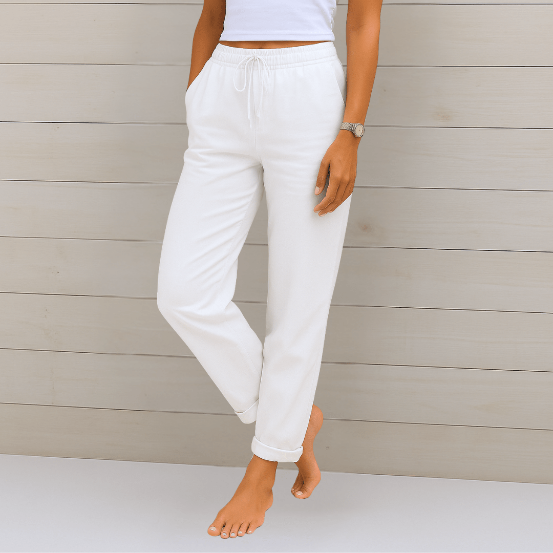 ADRIANNA | Trousers with stretch waistband - Liora Melbourne