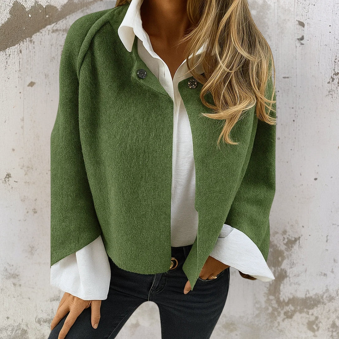 CHANA | Short coat with snap closure