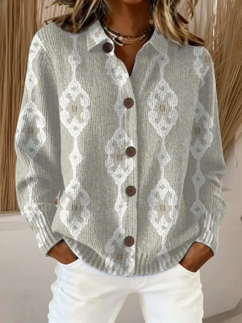 GWENDOLINE | Cardigan with art print