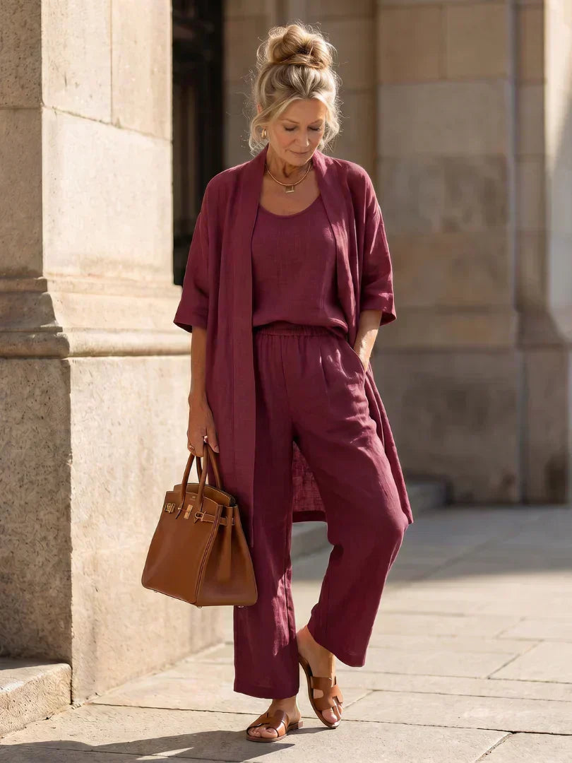 LORRIN | Three-piece set with relaxed silhouette