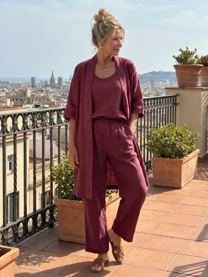 LORRIN | Three-piece set with relaxed silhouette