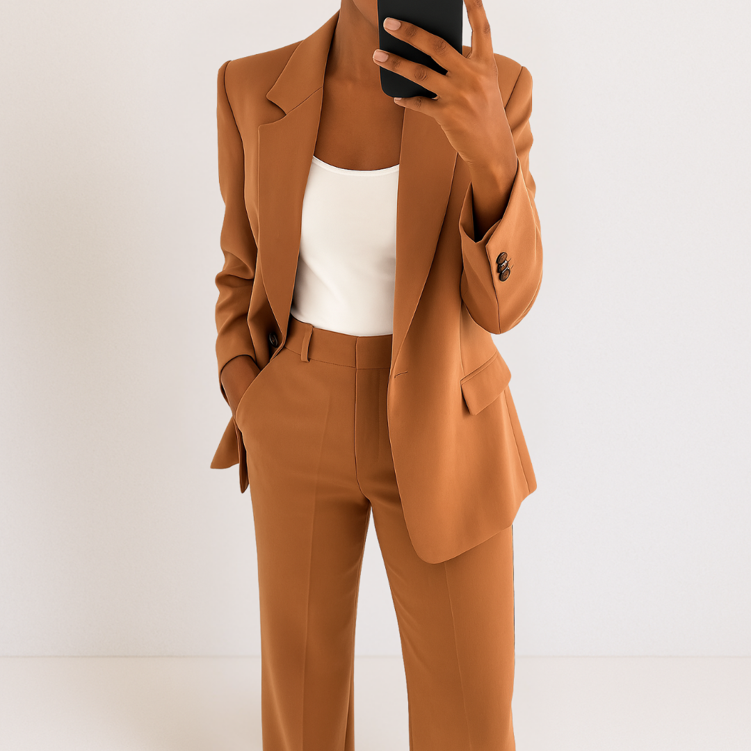 MELYNDA | Set with tailored trousers