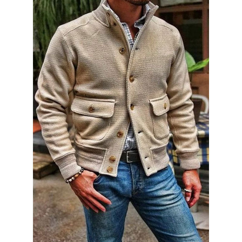 EVAN | Jacket with stand collar