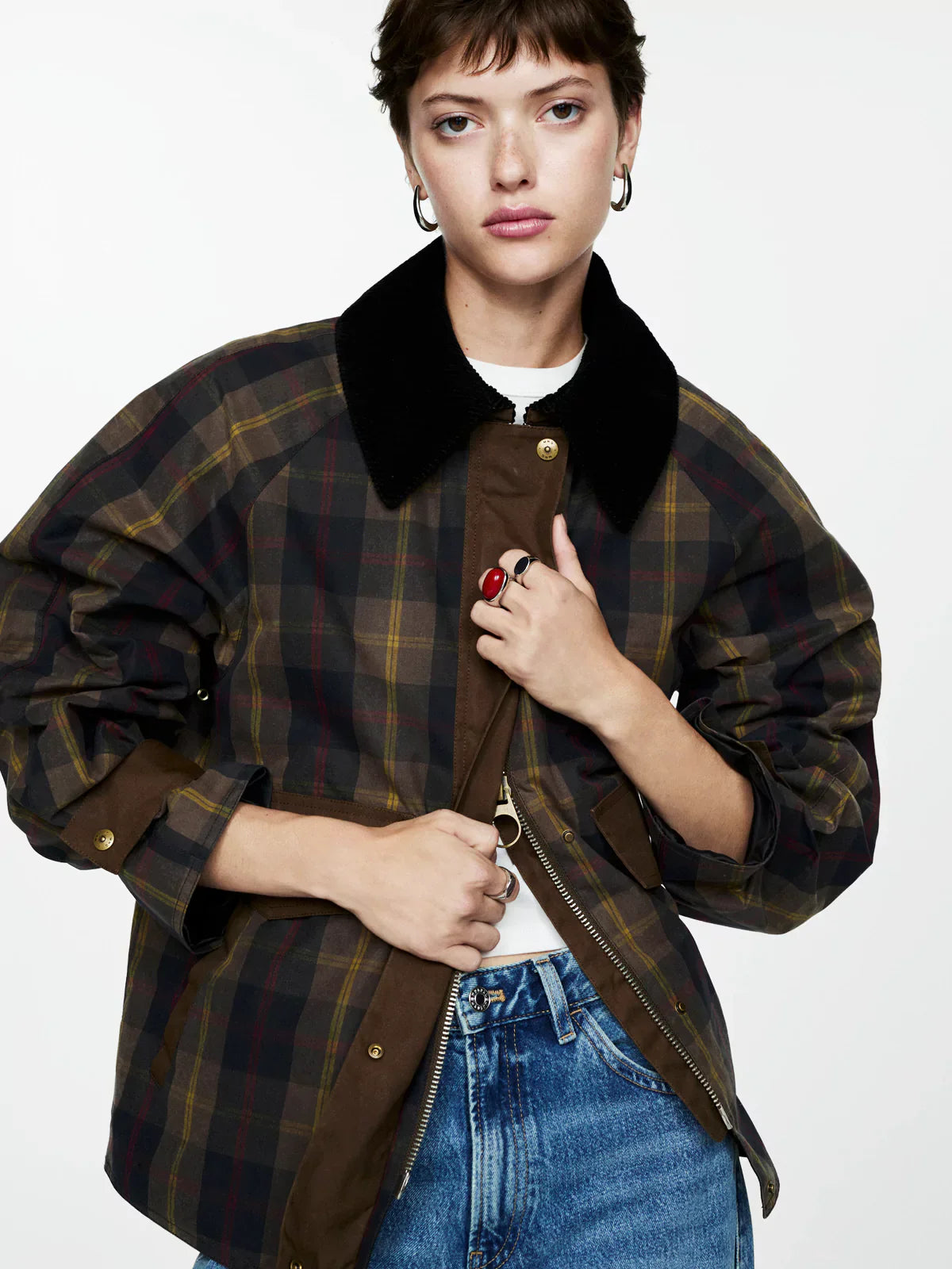 WILLOW | Jacket with plaid pattern