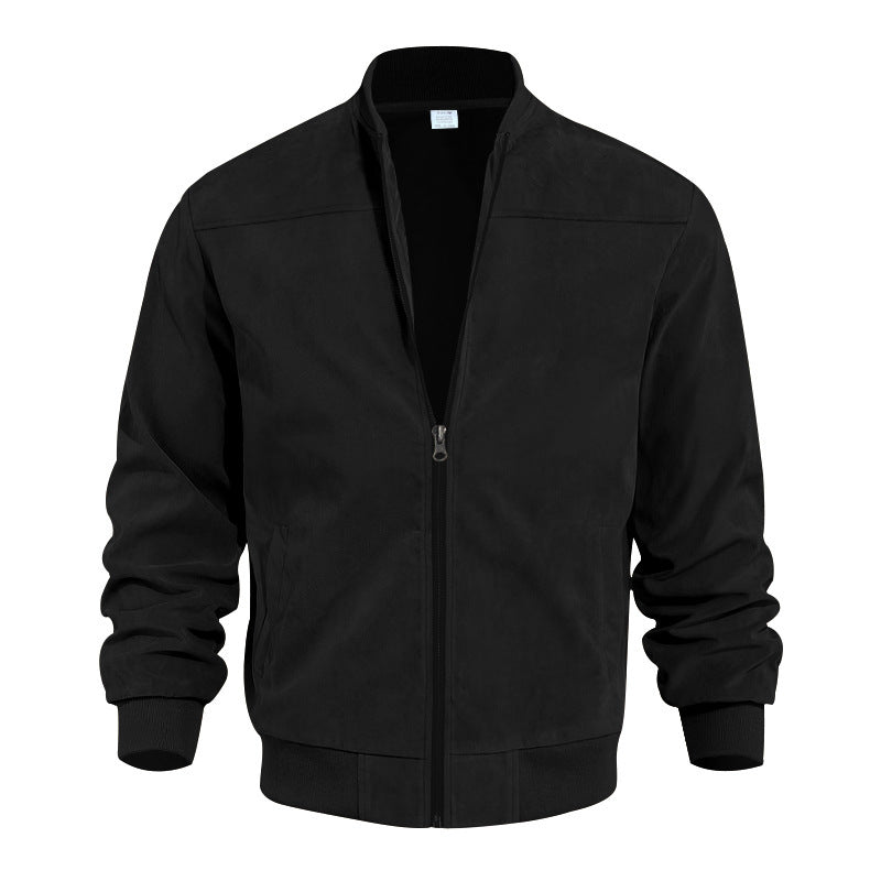 BLAKE | Bomber jacket with ribbed trim