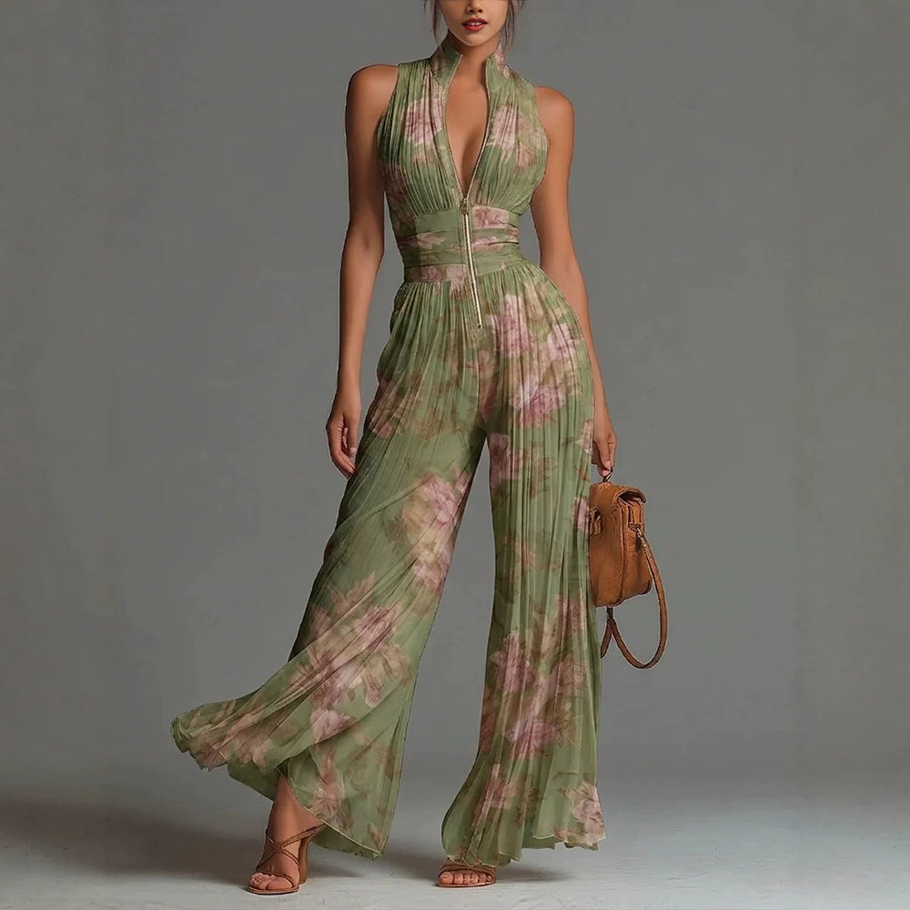 SOFIA | Jumpsuit with wide-leg trousers