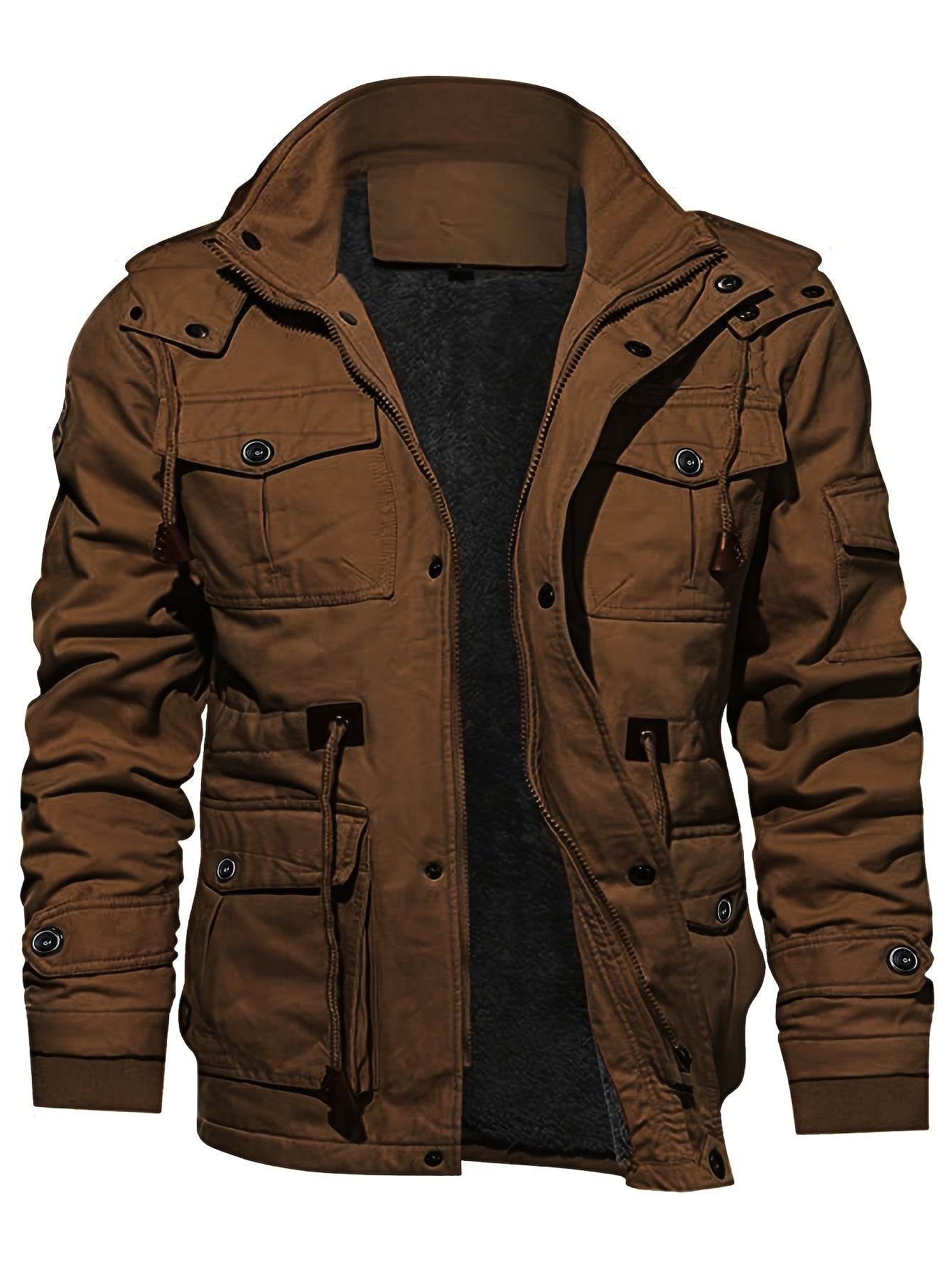 EVAN | Long men's coat with hood