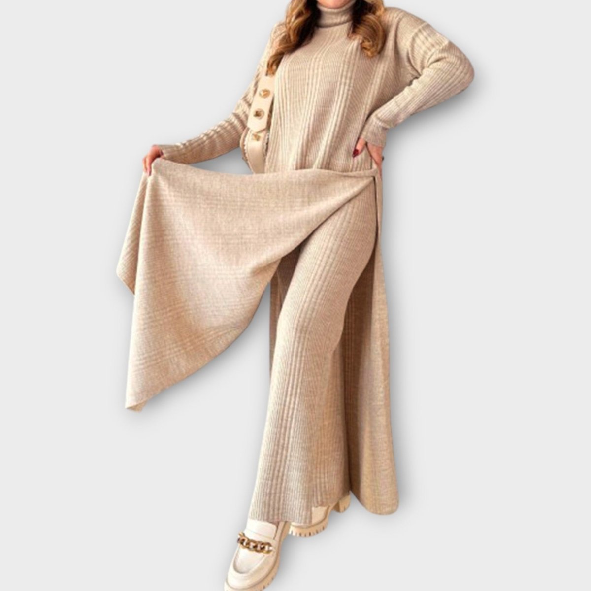SILVIA | Rochie maxi tricotată - Liora București