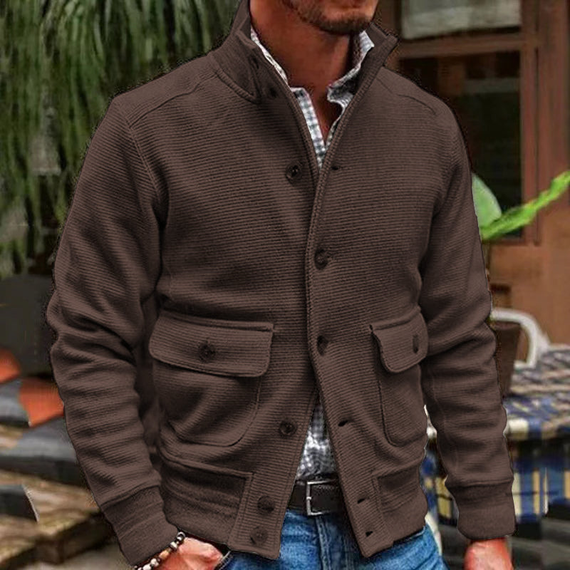 EVAN | Jacket with stand collar