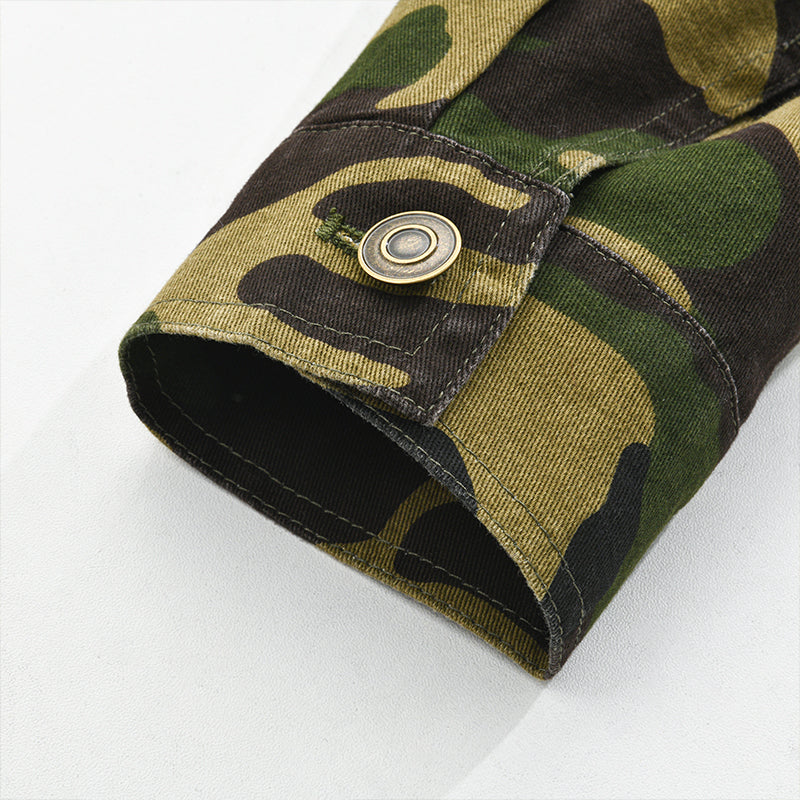 HUNTER | Jacket with camouflage print