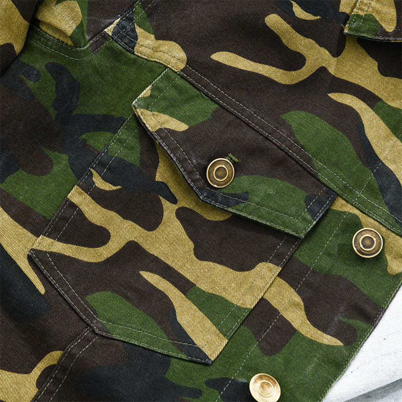 HUNTER | Jacket with camouflage print