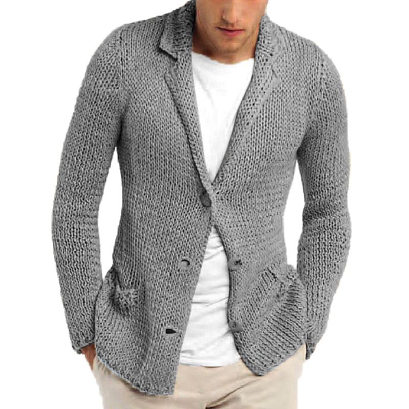 LIAM | Cardigan with lapel collar