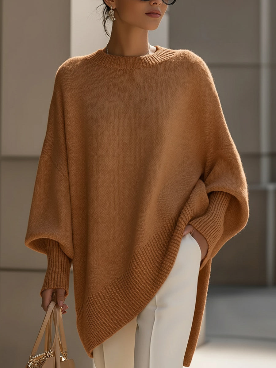 NOVA | Oversized jumper with ribbed trim
