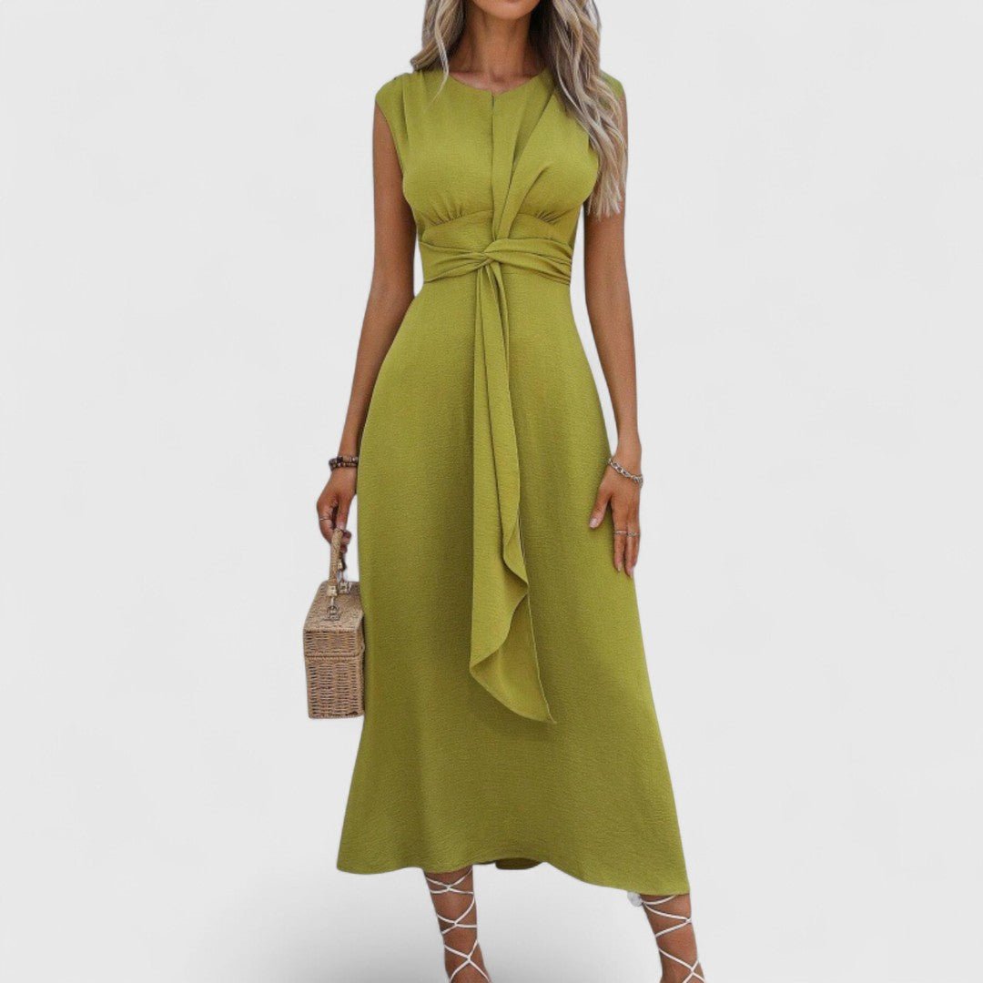 PENELOPA | Rochie maxi vaporoasă fără mâneci - Liora București