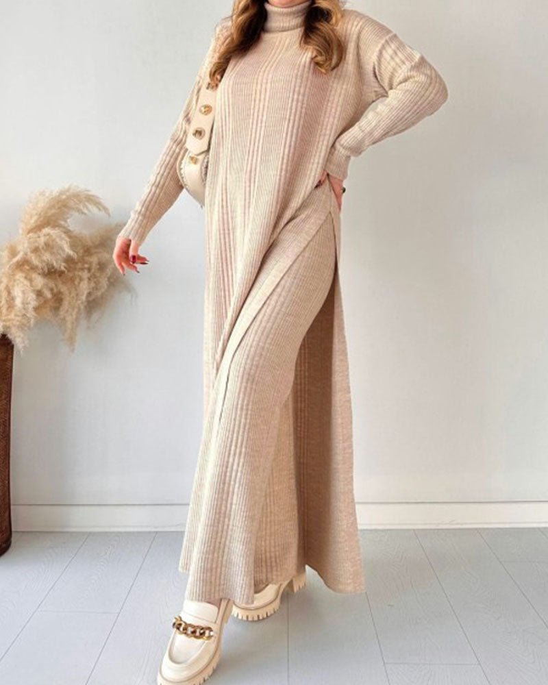 SILVIA | Rochie maxi tricotată - Liora București