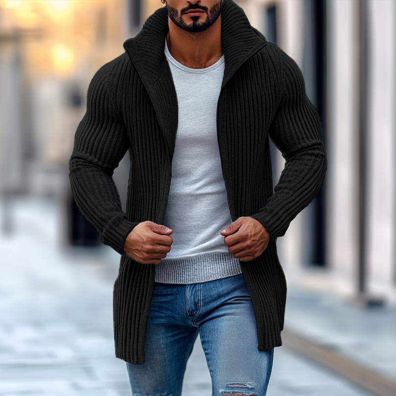 LUCA | Knit cardigan with stripe detail