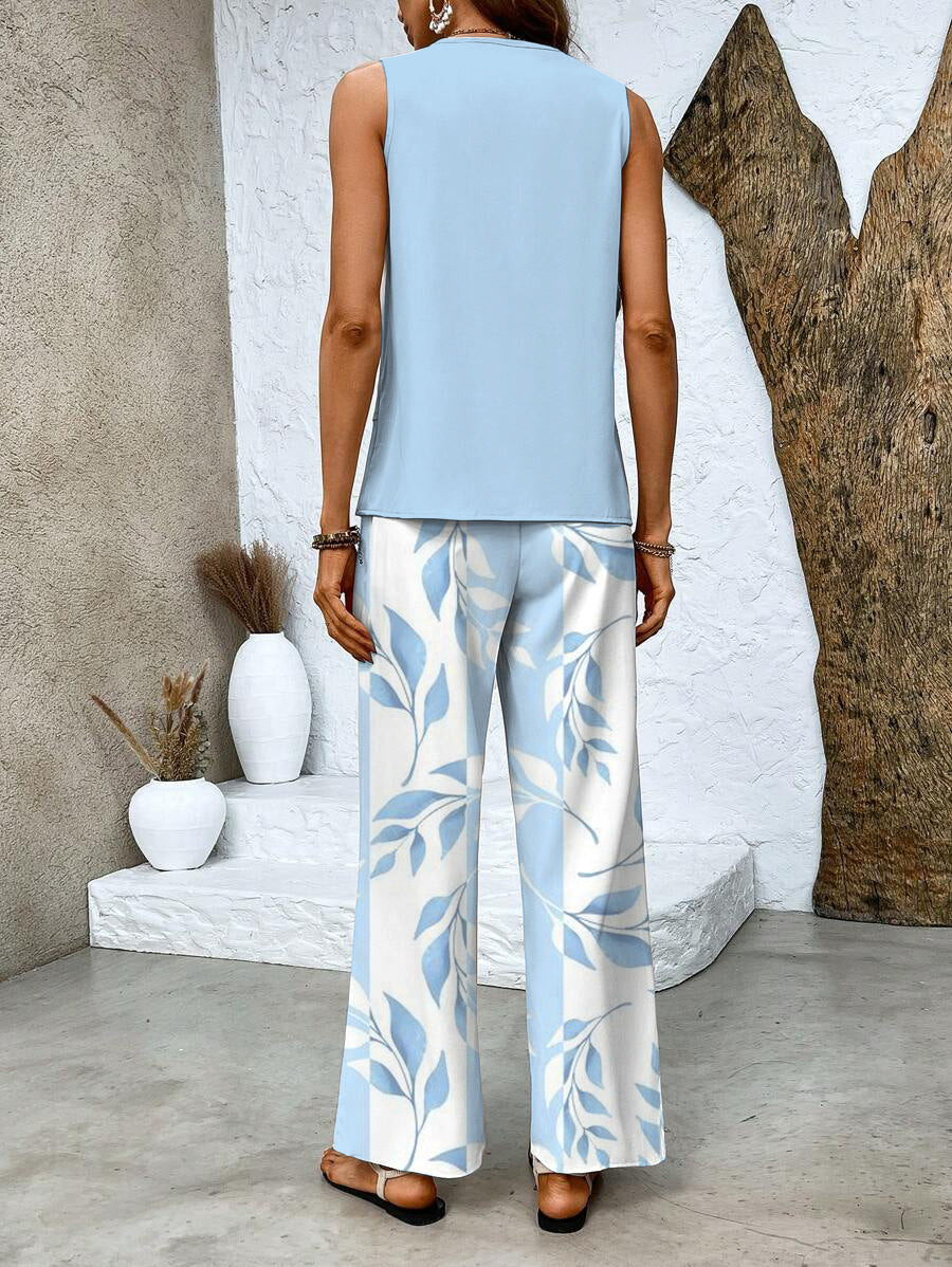 JULIETTE | Set with wide-leg pants