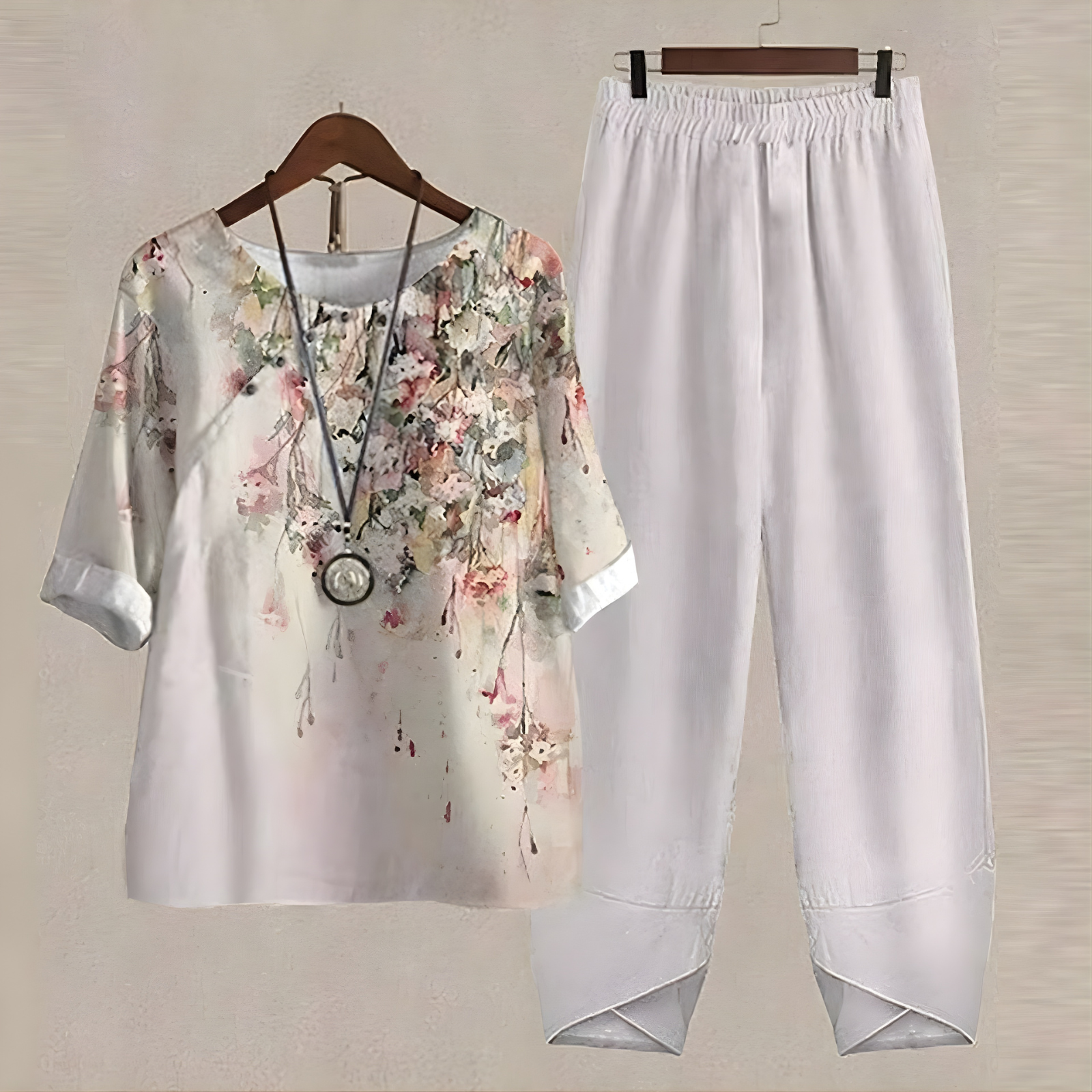 ODESSA | Set with wide-leg pants