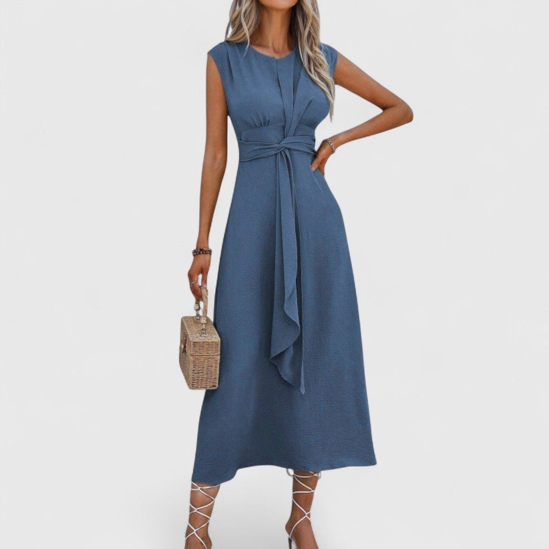 PENELOPA | Rochie maxi vaporoasă fără mâneci - Liora București