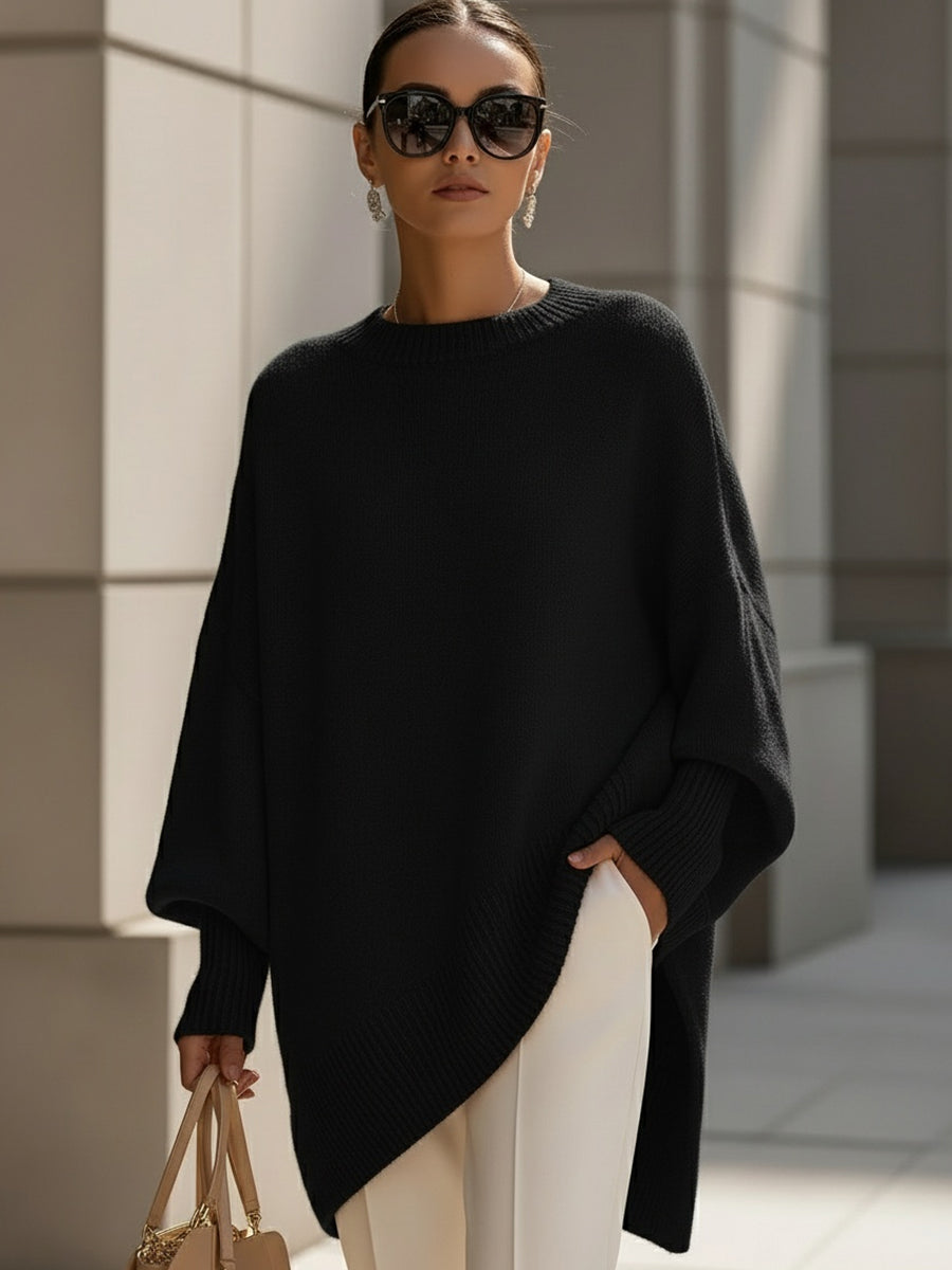 NOVA | Oversized jumper with ribbed trim