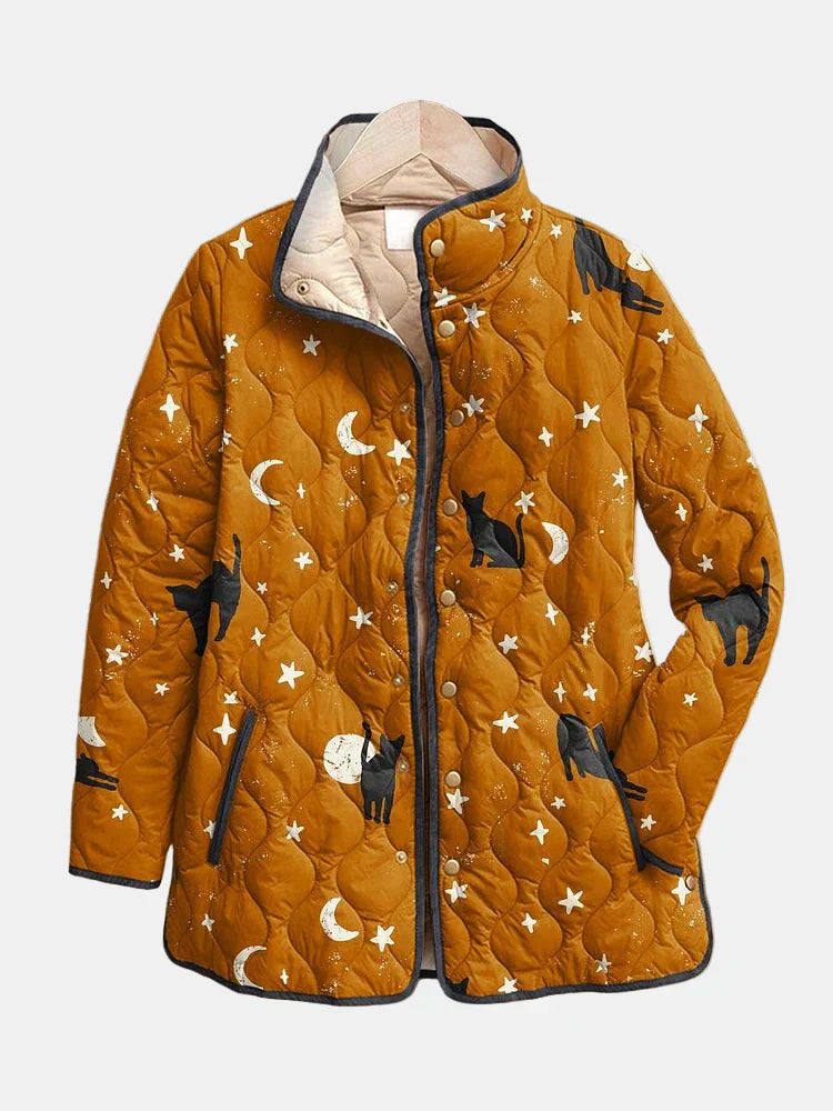 EIRA | Quilted jacket with Halloween print