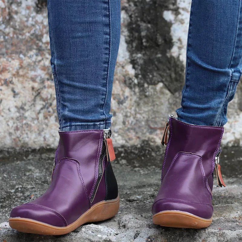 MOIRA | Waterproof boots with zip closure - Liora Melbourne