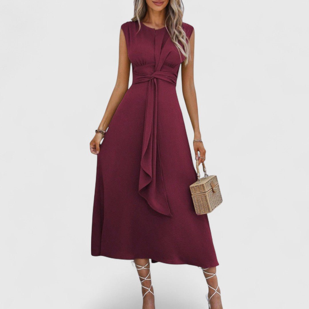 PENELOPA | Rochie maxi vaporoasă fără mâneci - Liora București