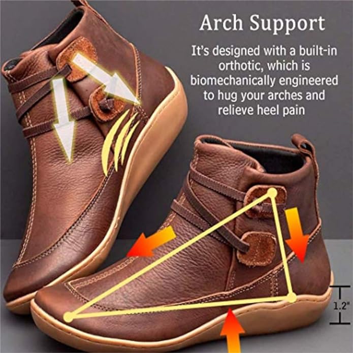 TIANA | Orthopedic boots in vegan leather - Liora Melbourne