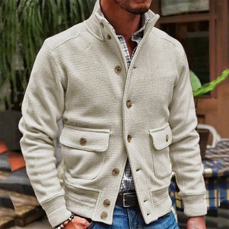 EVAN | Jacket with stand collar