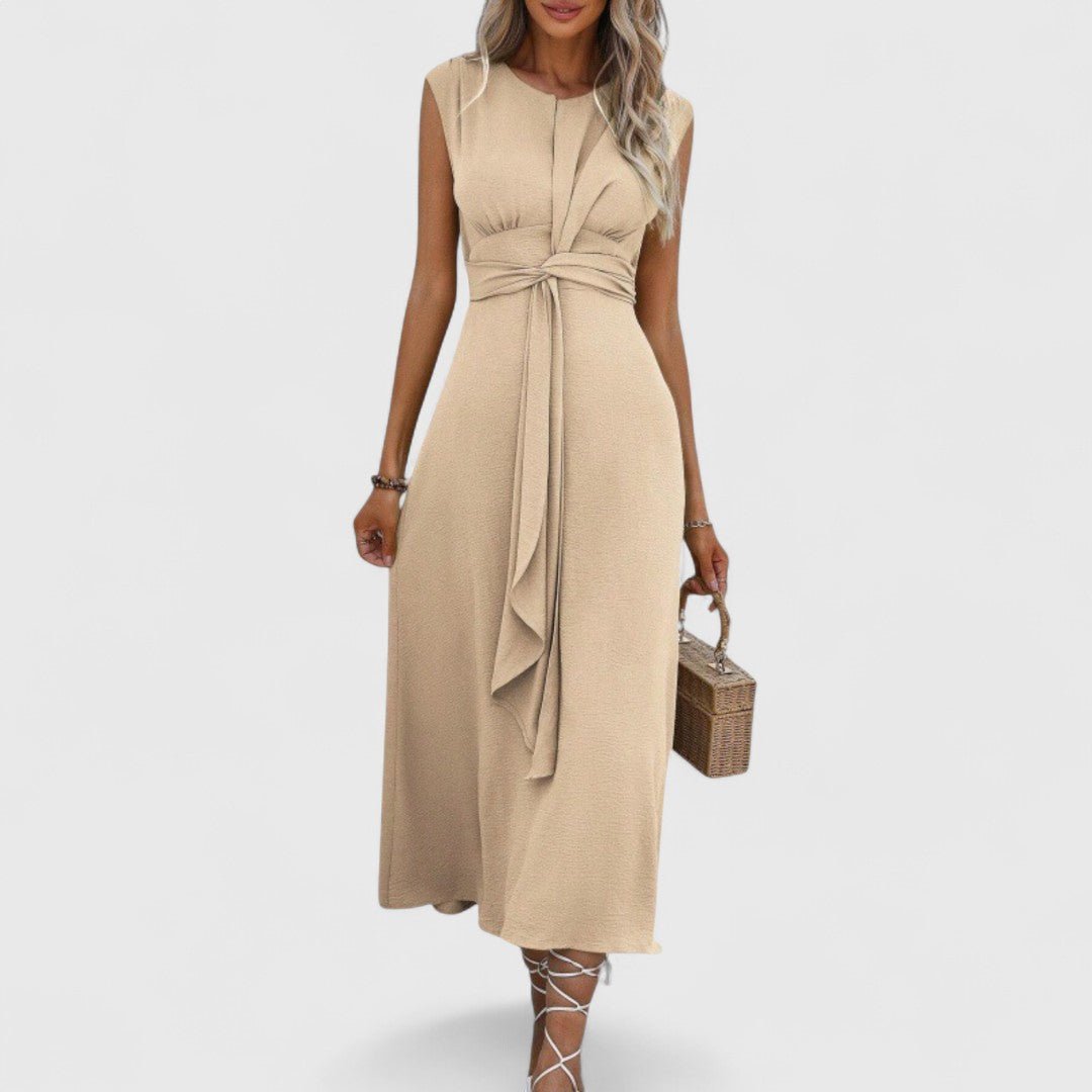 PENELOPA | Rochie maxi vaporoasă fără mâneci - Liora București
