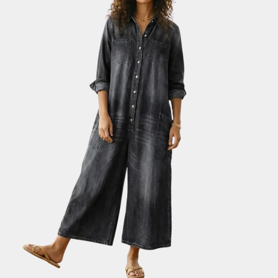 JUNE | Jumpsuit with button closure