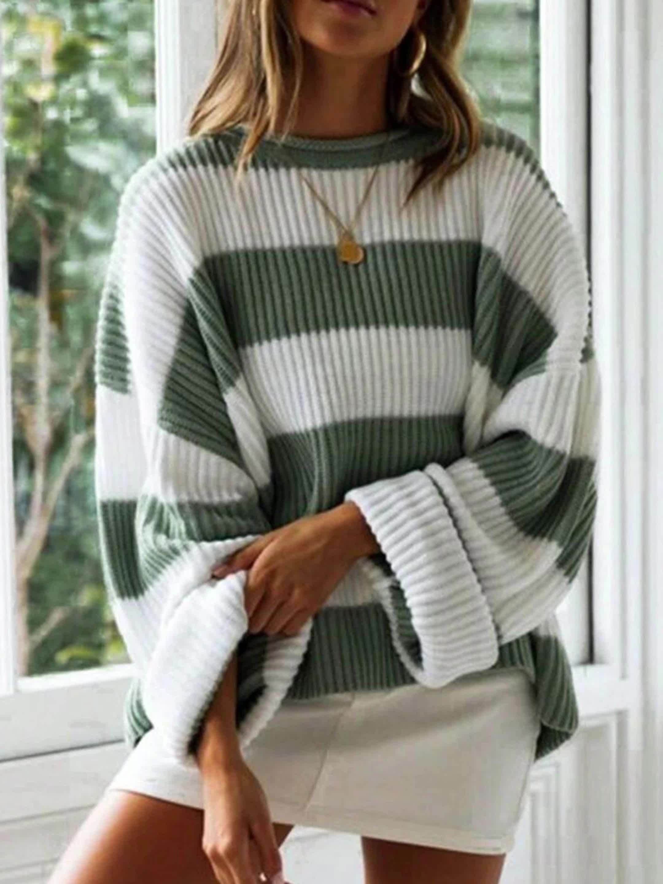 LARA | Jumper with stripe detail
