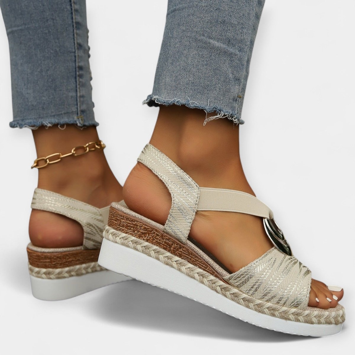 DARIA | Sandale tricotate cu design roman - Liora București
