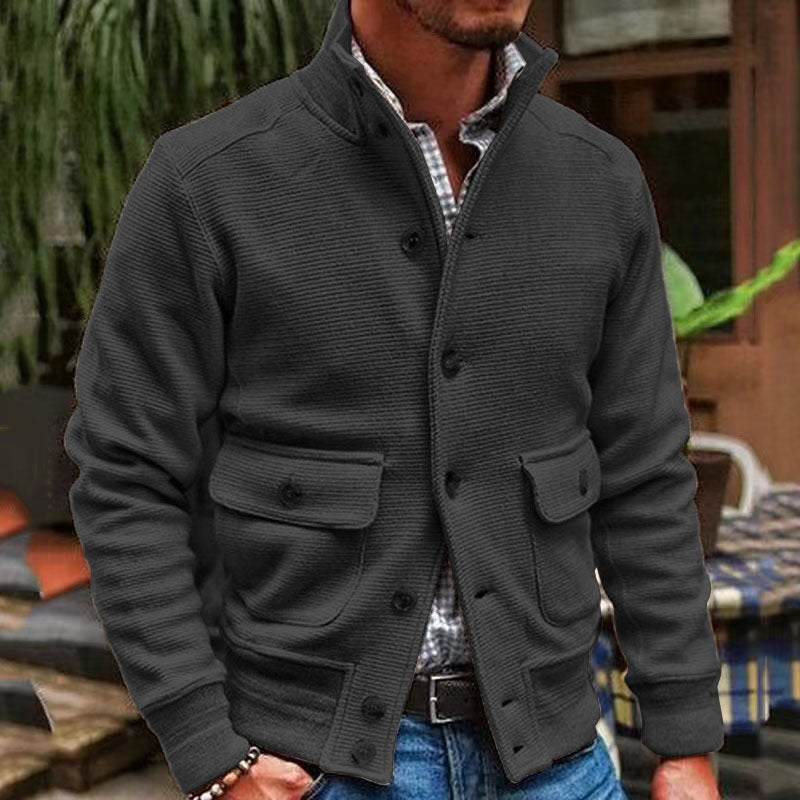 EVAN | Jacket with stand collar