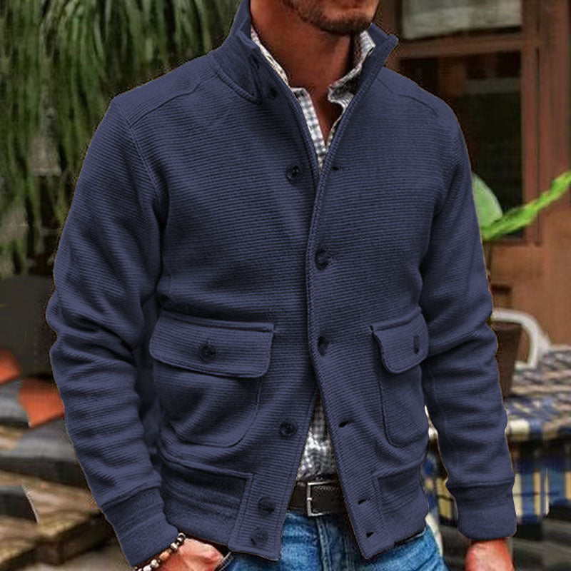 EVAN | Jacket with stand collar