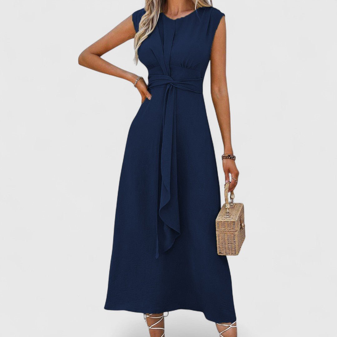 PENELOPA | Rochie maxi vaporoasă fără mâneci - Liora București