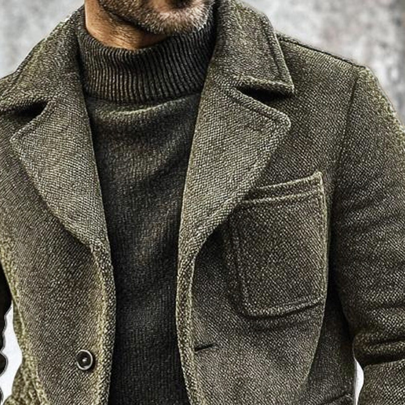 DYLAN | Canvas jacket with single-breasted closure