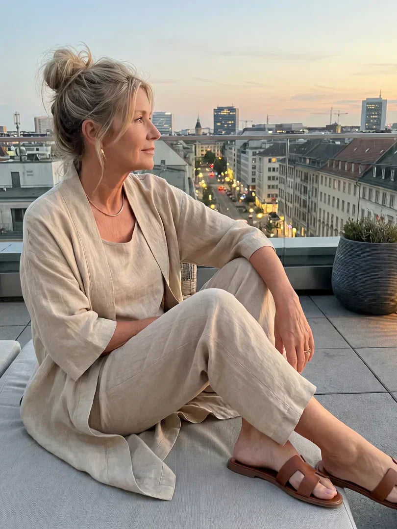 LORRIN | Three-piece set with relaxed silhouette