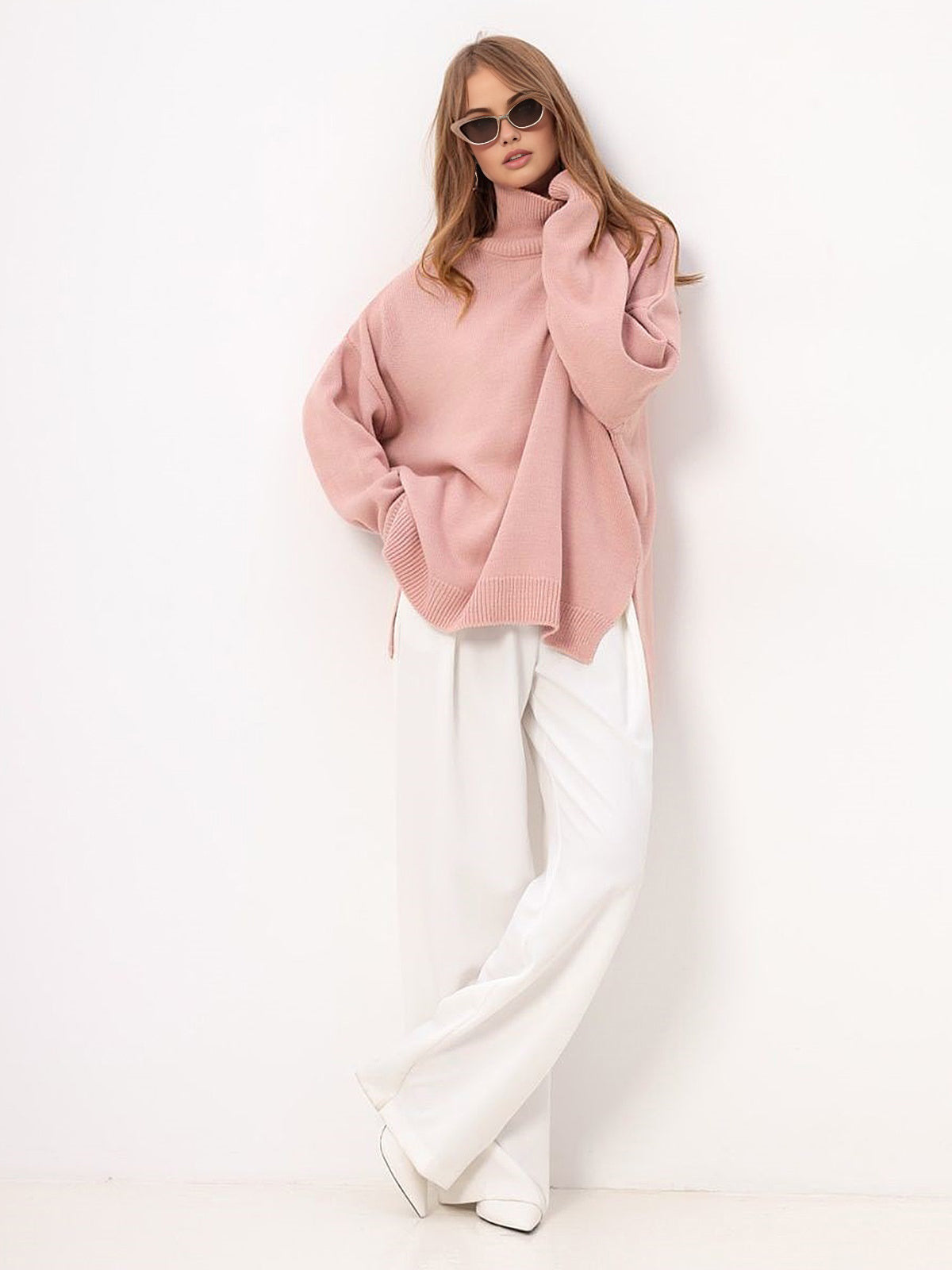BROOKE | Oversized jumper with side splits