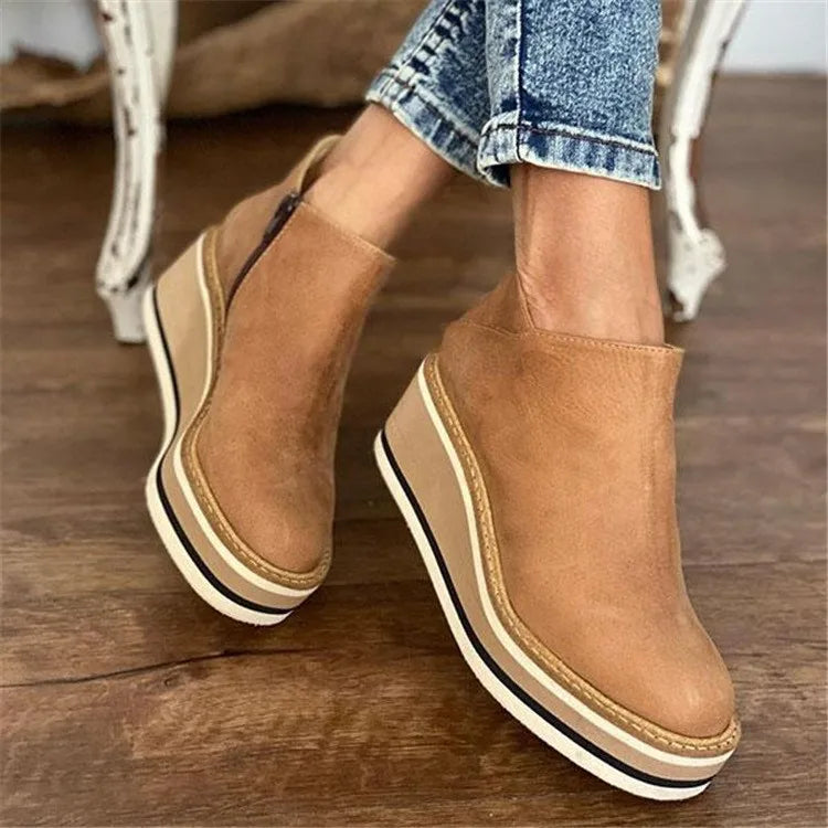KAMALA | Ankle boots with wedge sole