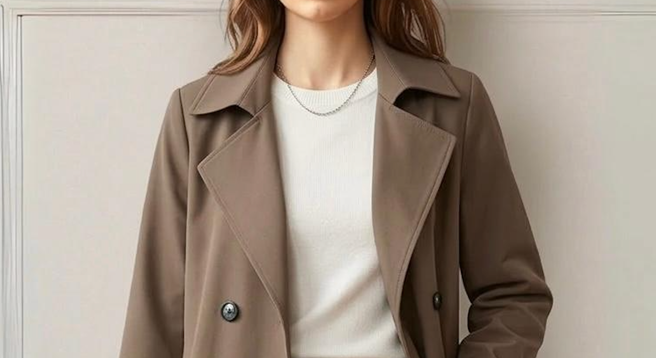 KATE | Trench coat with relaxed silhouette