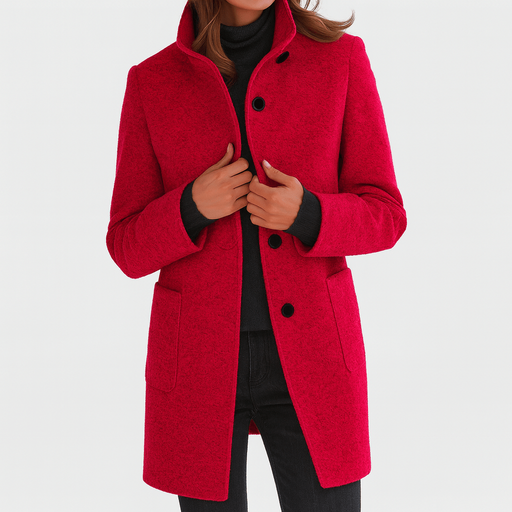 ADELE | Jacket with high collar - Liora Melbourne