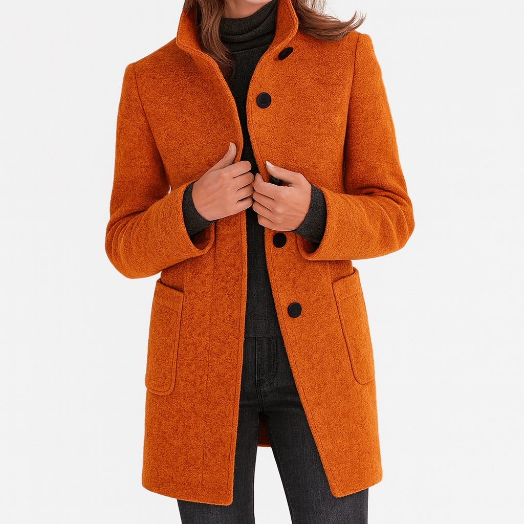 ADELE | Jacket with high collar - Liora Melbourne
