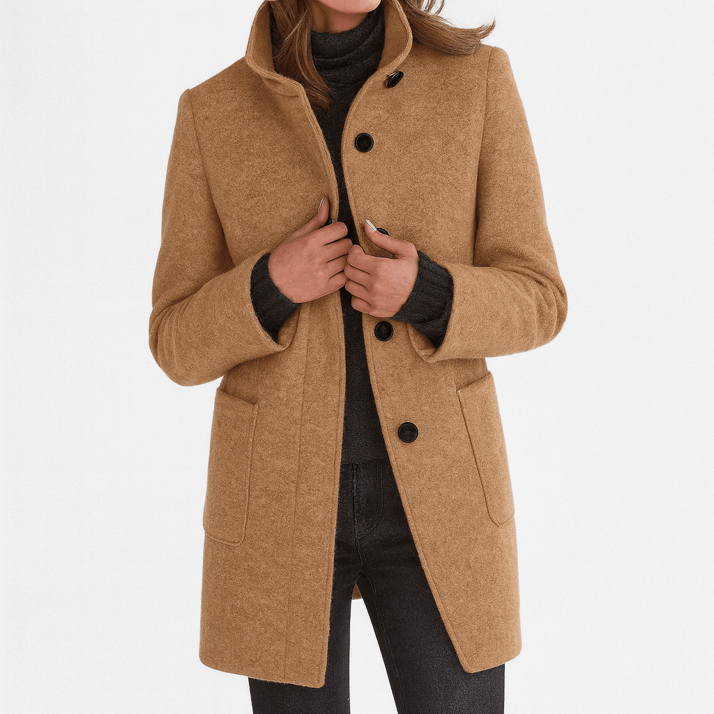 ADELE | Jacket with high collar - Liora Melbourne