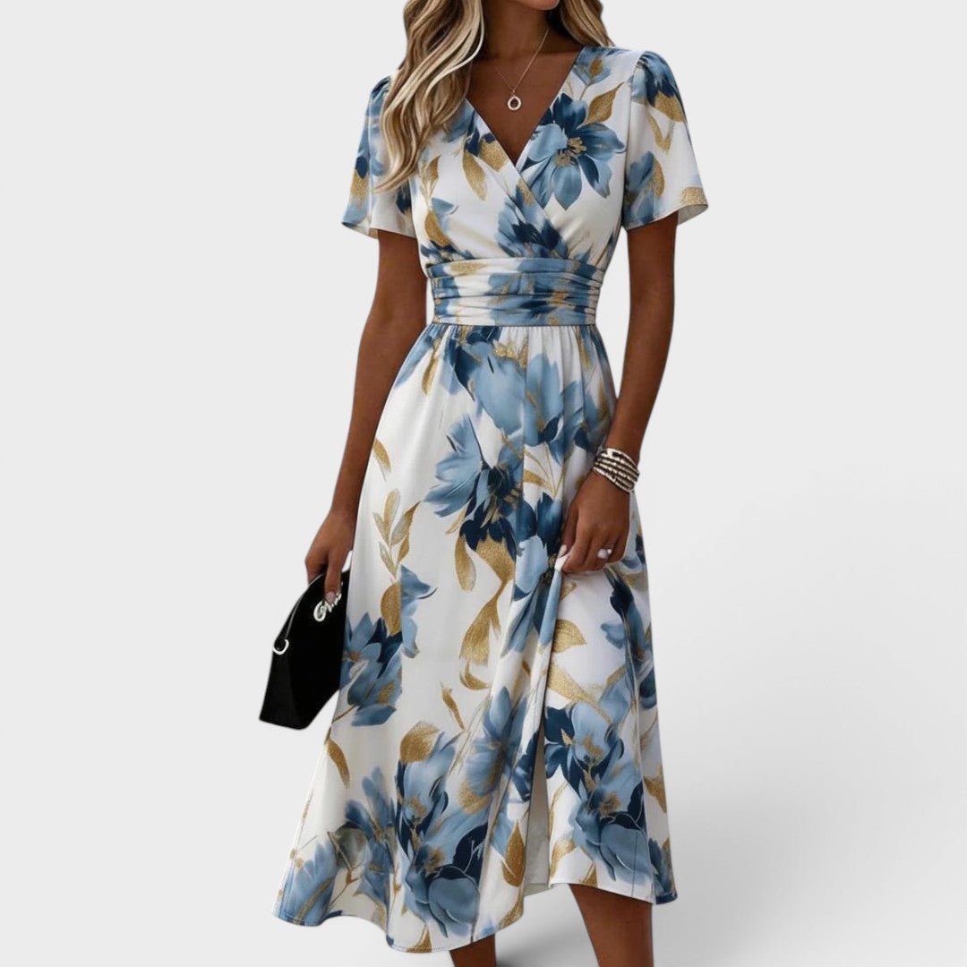 ELARA | Rochie midi cu imprimeu floral - Liora București