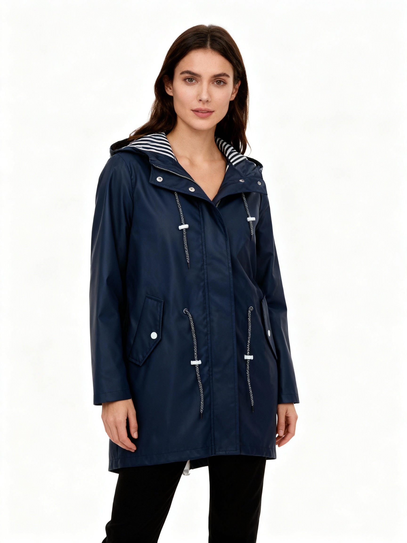 HARPER | Waterproof mac with hood